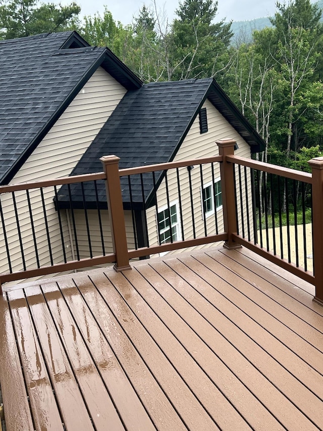 79 Pasture Ln, Brownfield, ME 04010 - view of deck