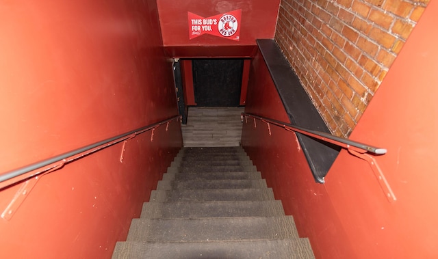 view of staircase