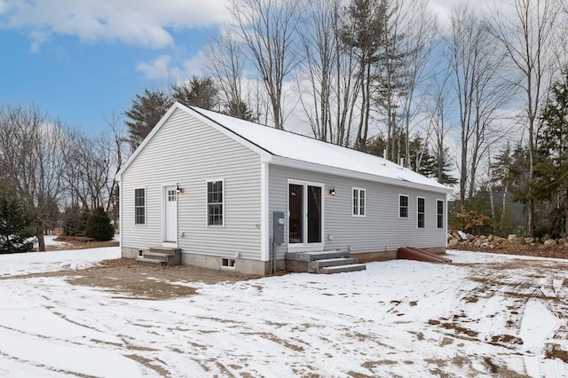 view of front of property