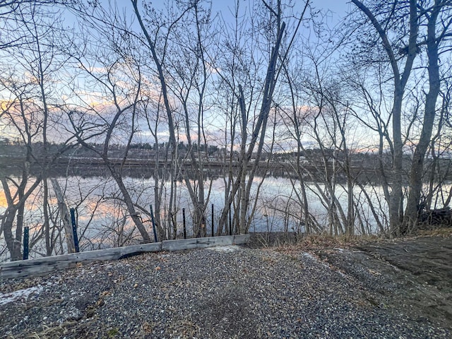 view of water feature