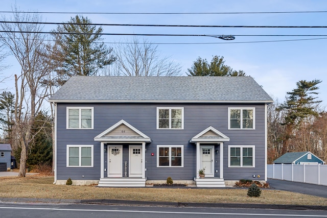 view of colonial home