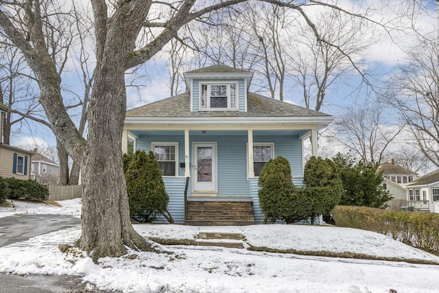 view of bungalow-style house