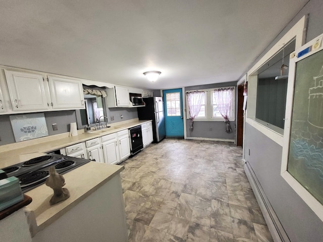 kitchen featuring white cabinetry, sink, and appliances with stainless steel finishes