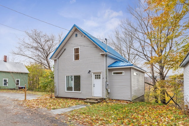 view of back of property