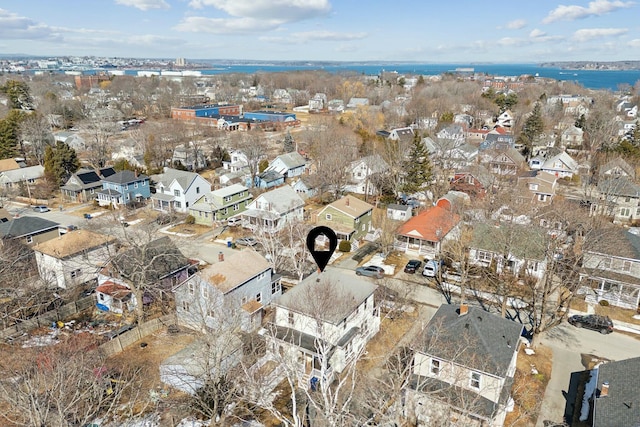 bird's eye view featuring a residential view