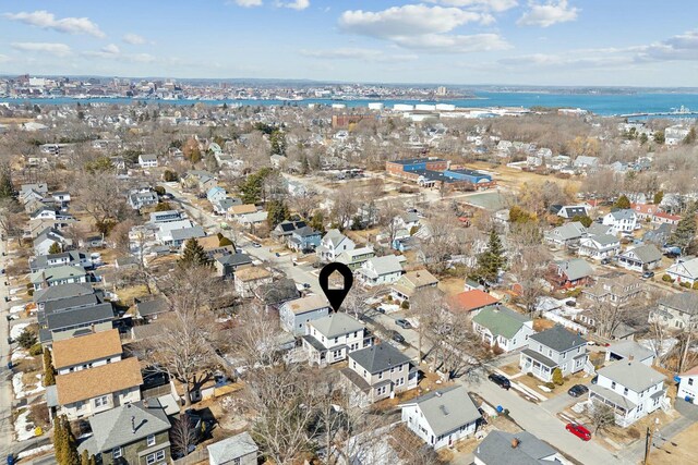 drone / aerial view featuring a residential view