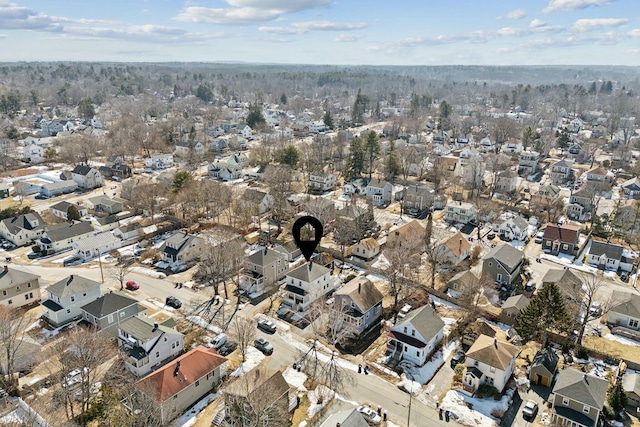 drone / aerial view featuring a residential view