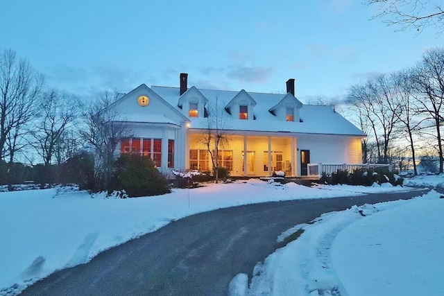 view of front of home