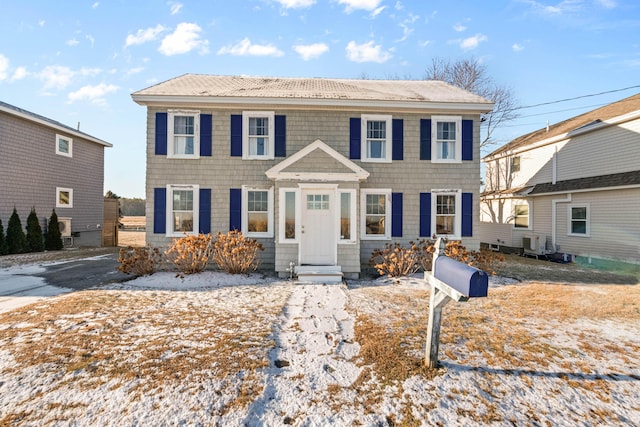 view of colonial inspired home