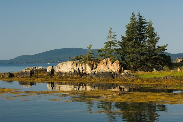 property view of water with a mountain view