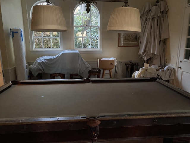 399 Hermits Point Rd, Islesboro, ME 04848 - interior space featuring pool table