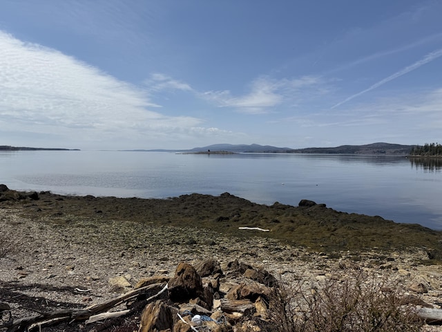 399 Hermits Point Rd, Islesboro, ME 04848 - property view of water with a mountain view