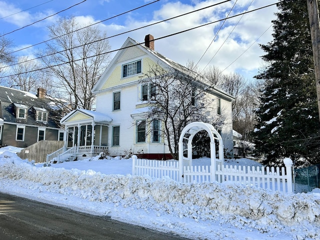 view of front of home