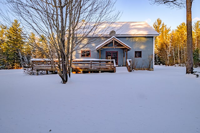 view of front of home