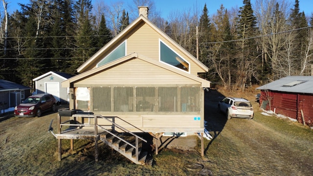 view of outbuilding