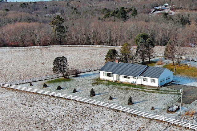 19 Branch Brook Rd, Thomaston, ME 04861 - view of subject property featuring a heavily wooded area