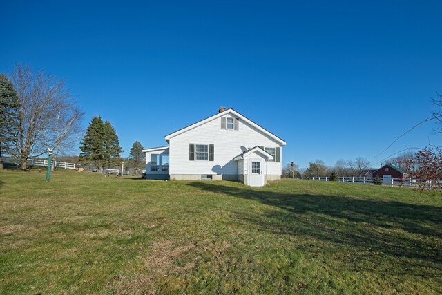 19 Branch Brook Rd, Thomaston, ME 04861 - rear view of property with a chimney