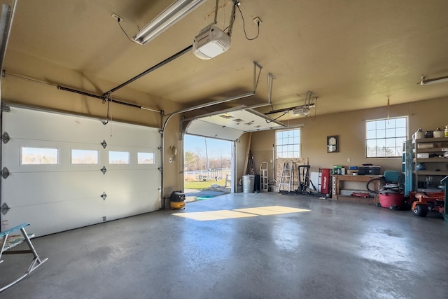 19 Branch Brook Rd, Thomaston, ME 04861 - garage featuring a garage door opener