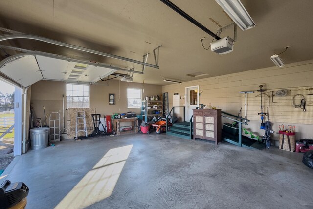 19 Branch Brook Rd, Thomaston, ME 04861 - garage featuring a garage door opener