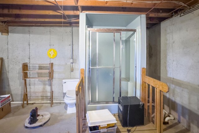 19 Branch Brook Rd, Thomaston, ME 04861 - view of unfinished basement