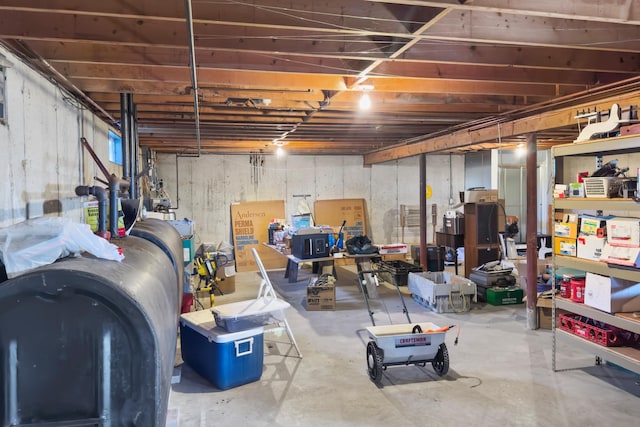 19 Branch Brook Rd, Thomaston, ME 04861 - view of unfinished basement