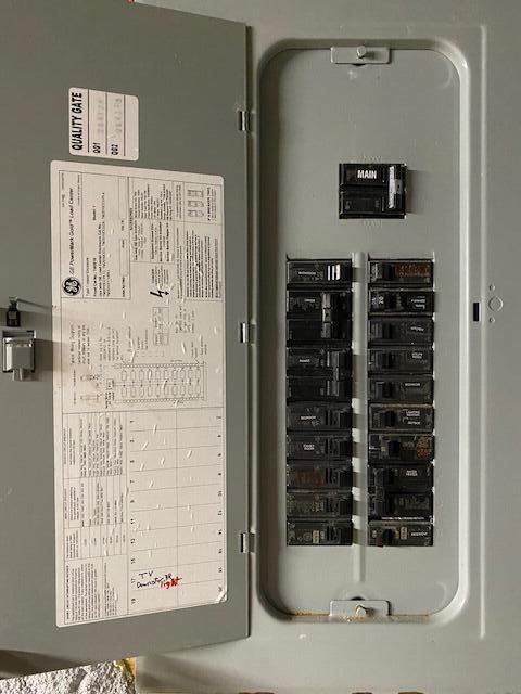 utilities with electric panel