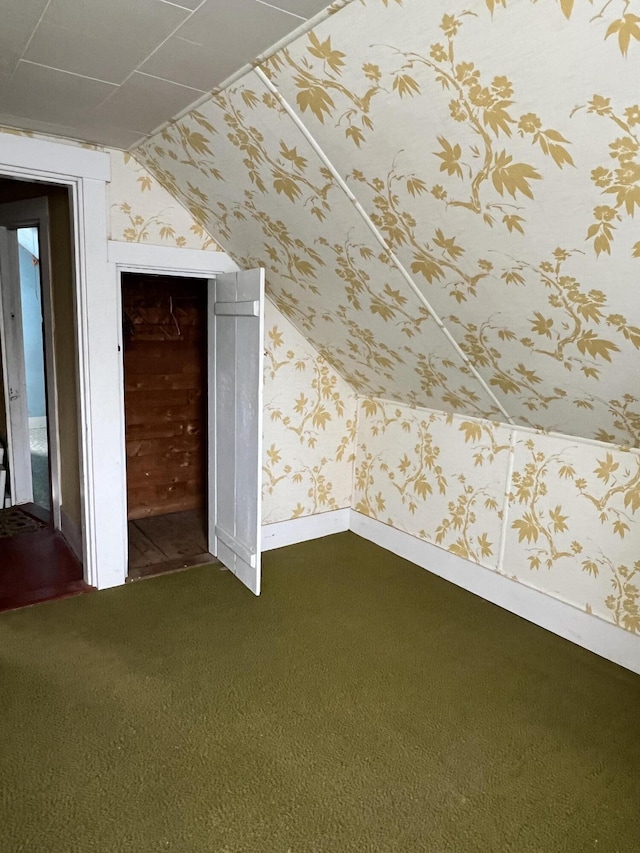 90 Canada Rd, Moscow, ME 04920 - bonus room featuring carpet floors and wallpapered walls