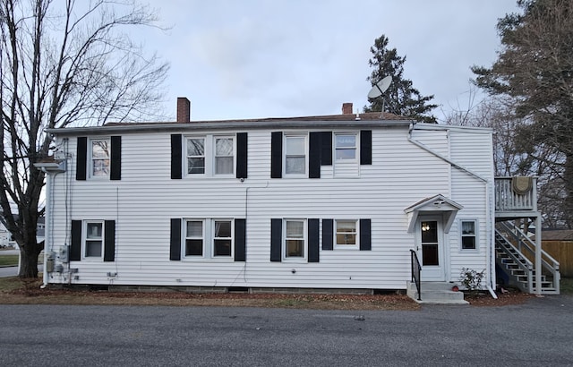 view of front of home