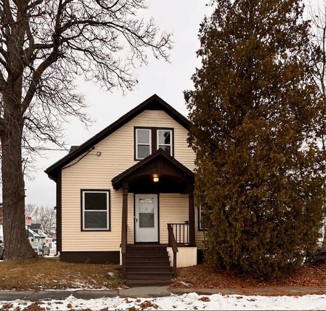 view of bungalow-style house