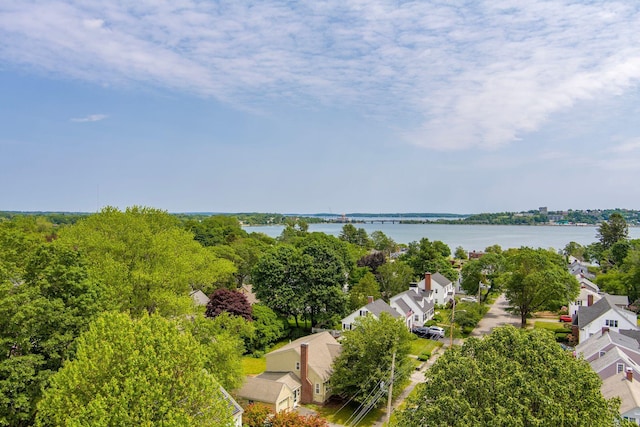 52 Chenery St, Portland, ME 04103 - aerial view of residential area featuring a large body of water