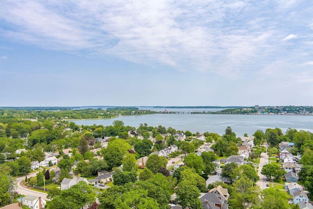 52 Chenery St, Portland, ME 04103 - aerial perspective of suburban area with a nearby body of water