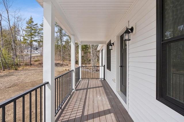 17 Ward Rd, Sebago, ME 04029 - view of wooden terrace