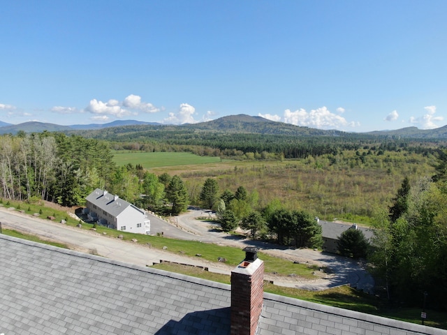 135 Vernon St Unit 4E, Bethel, ME 04217 - mountain view featuring a forest