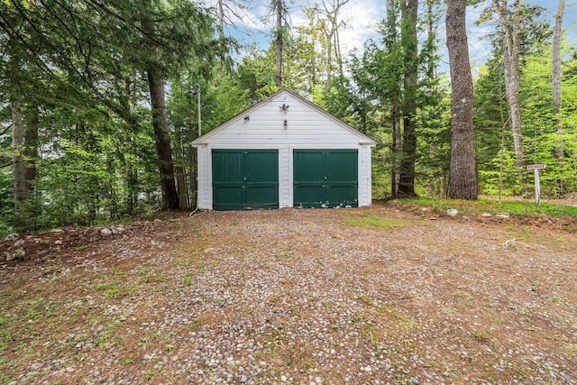 137 Birch Ln, Belgrade, ME 04917 - view of detached garage