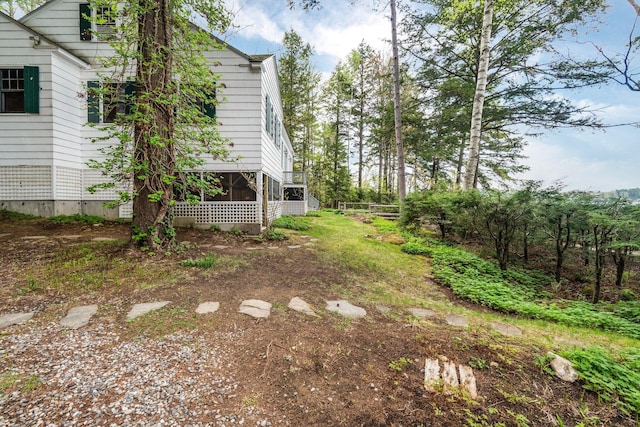 137 Birch Ln, Belgrade, ME 04917 - view of yard