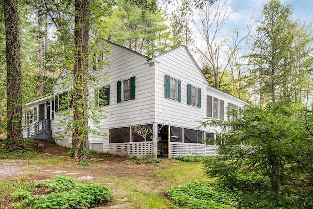 137 Birch Ln, Belgrade, ME 04917 - view of side of home