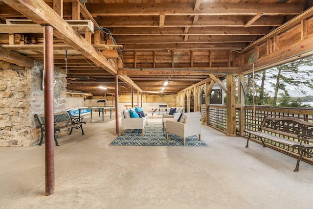 137 Birch Ln, Belgrade, ME 04917 - view of patio / terrace featuring outdoor lounge area