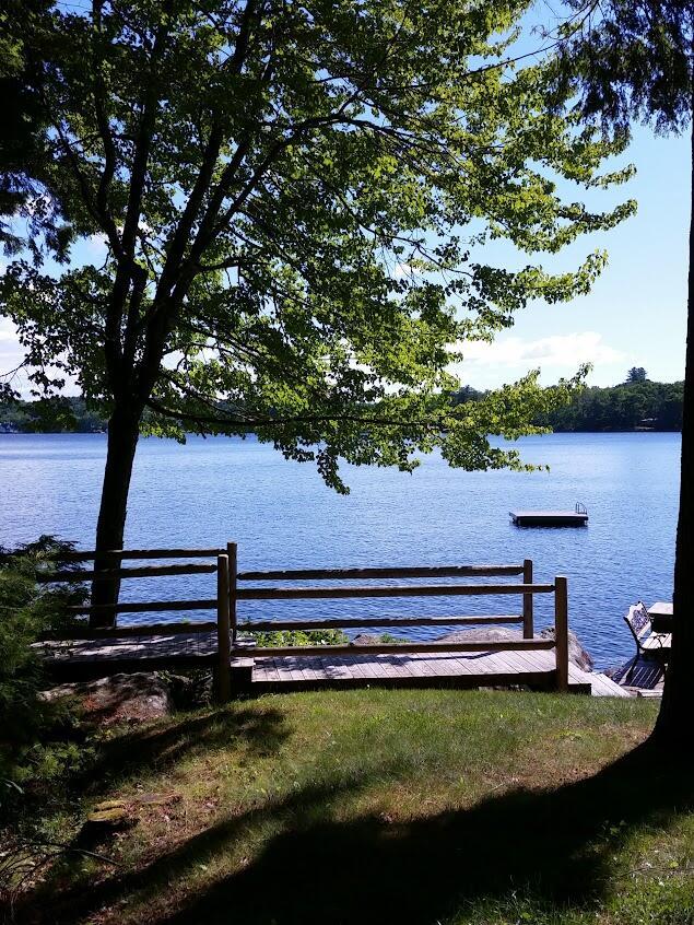 137 Birch Ln, Belgrade, ME 04917 - dock area featuring a water view
