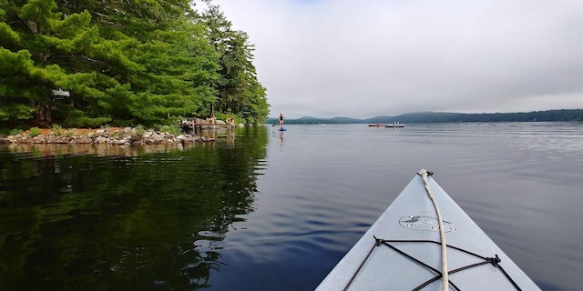 137 Birch Ln, Belgrade, ME 04917 - dock featuring a water view