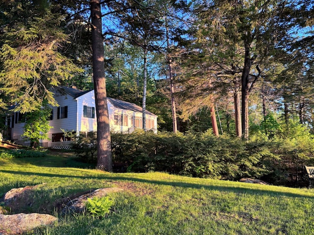 137 Birch Ln, Belgrade, ME 04917 - view of green lawn