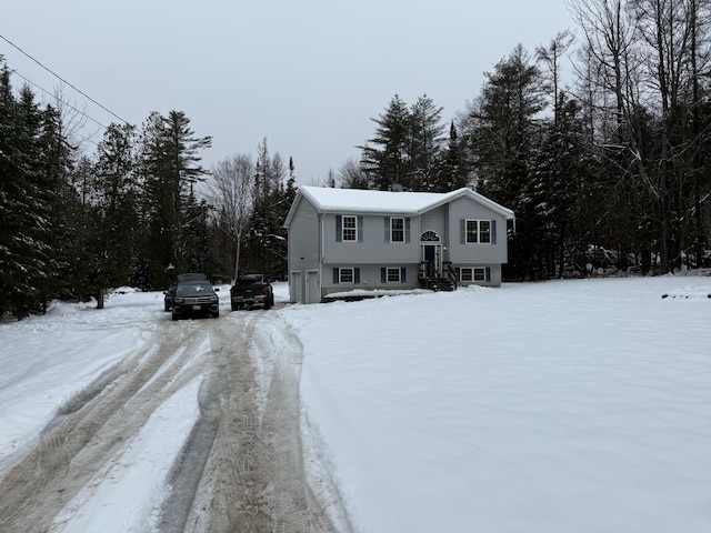 view of front of home