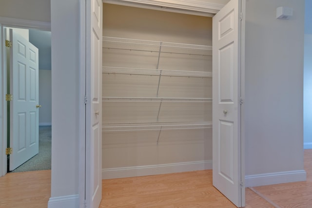 view of closet