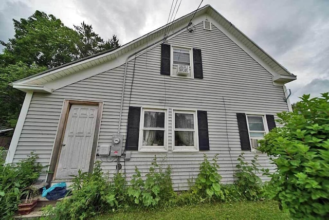 view of rear view of property