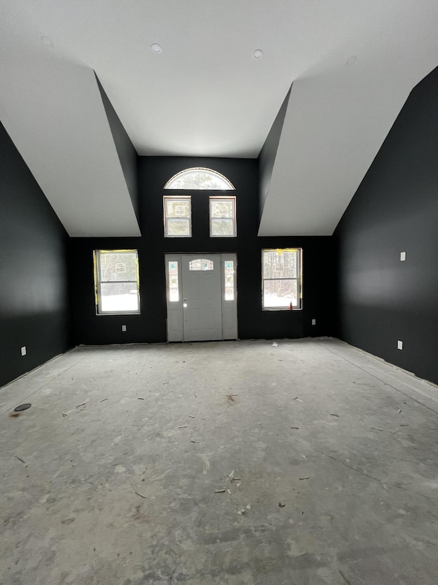 bonus room featuring lofted ceiling