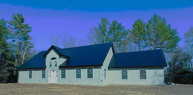 199 Bert Berry Rd, Embden, ME 04958 - view of front of property with metal roof
