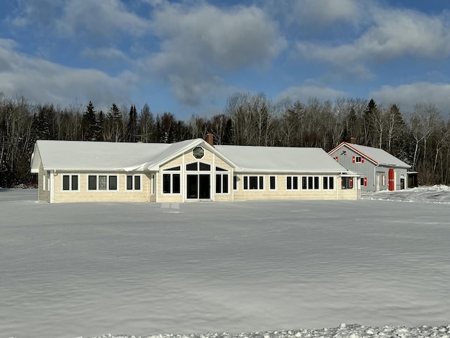 view of ranch-style home