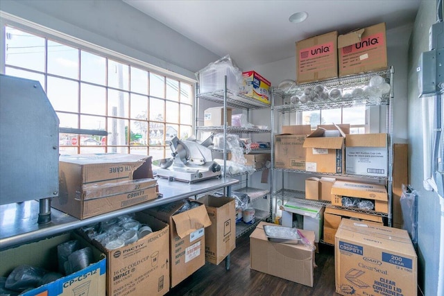 view of storage room