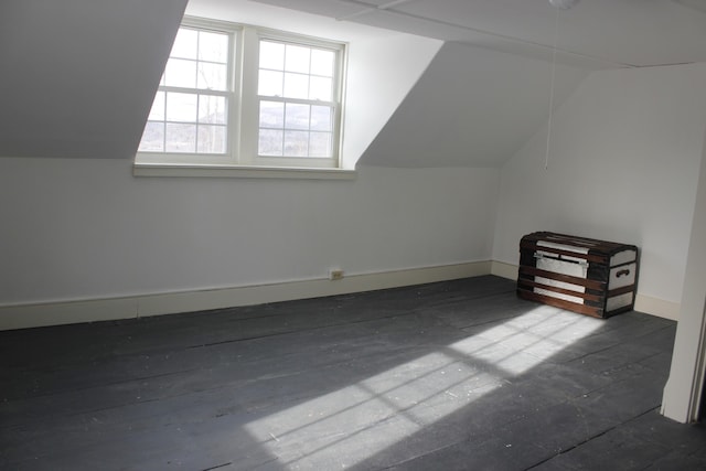 bonus room with lofted ceiling