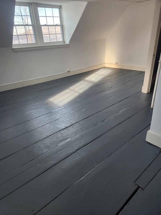 bonus room featuring wood-type flooring