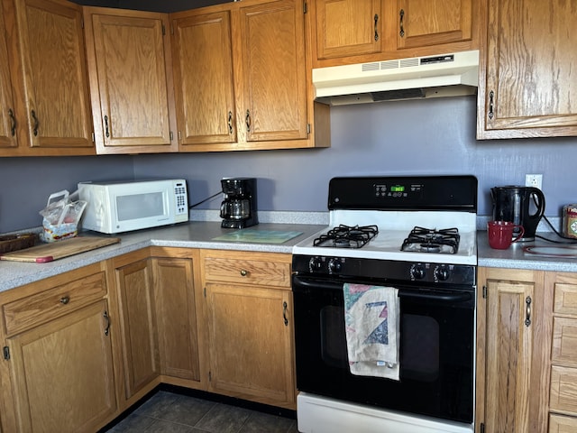 kitchen with white appliances